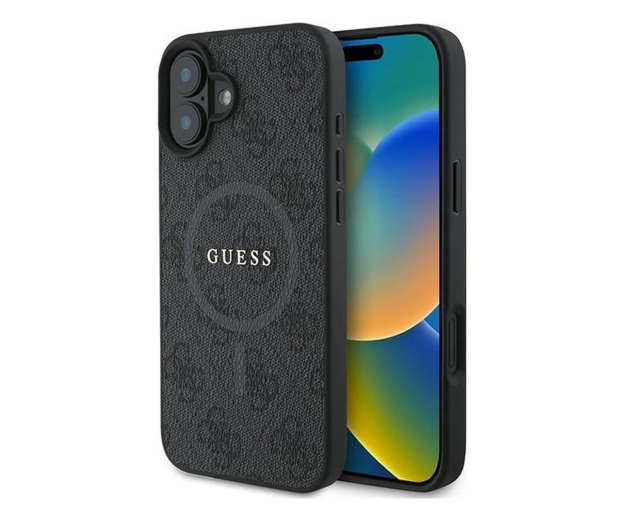 Guess 4G Ring Classic Logo do iPhone 16 Plus czarny - 1279162 - zdjęcie